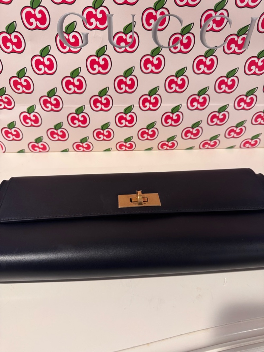BALENCIAGA 
Money Elongate Leather Shoulder Bag - Picture 4 of 15